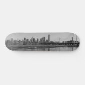 Dallas Skyline Grayscale Skateboard (Horizontaal)