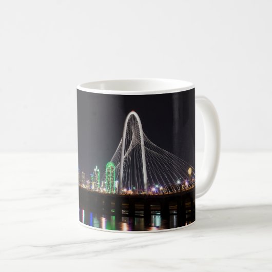 Dallas Skyline Hunt Coffee Mug (Devant droit)