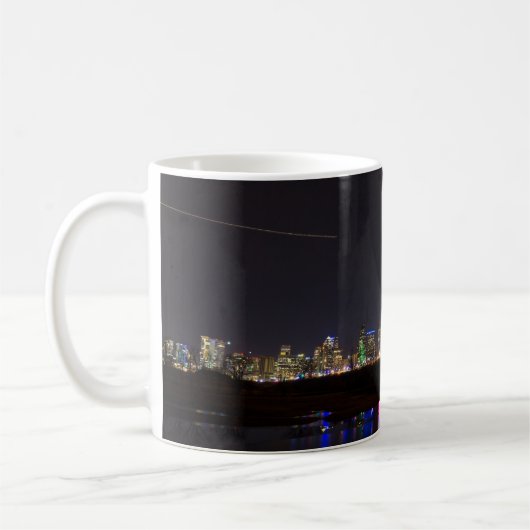 Dallas Skyline Hunt Coffee Mug (Gauche)