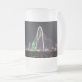 Dallas Skyline Hunt Frosted Mug (Devant droit)