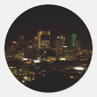Dallas Skyline Stickers