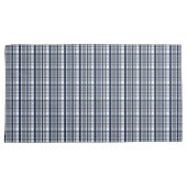 Dallas Sports Fan Silver Navy Blue Pset Striped Kussensloop (Voorkant-Rechts)