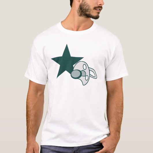 Dallas suce le T-shirt (vert) des hommes (Devant)