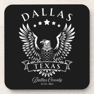 Dallas Texas Antieke Adelaar Bier Onderzetter