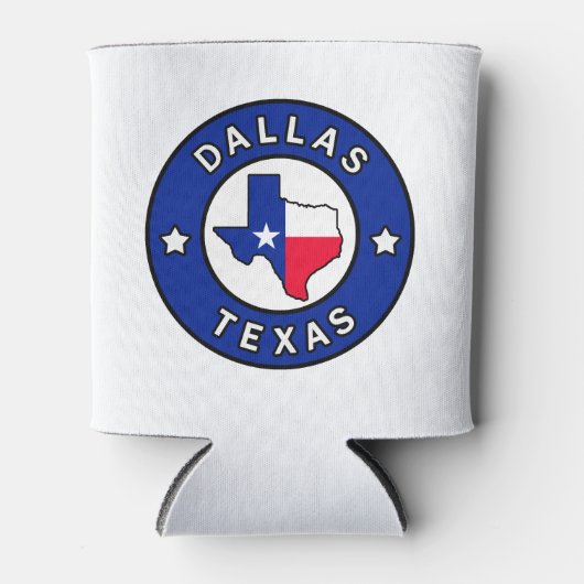 Dallas Texas Blikjeskoeler (Voorkant)