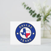 Dallas Texas Briefkaart (Staand voorkant)