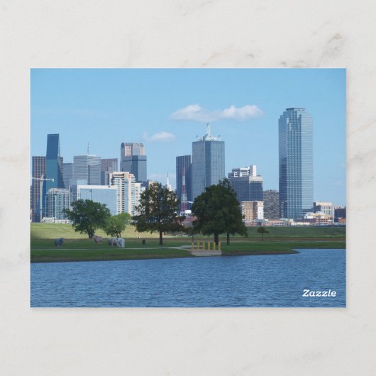 Dallas, Texas Briefkaart (Achterkant)