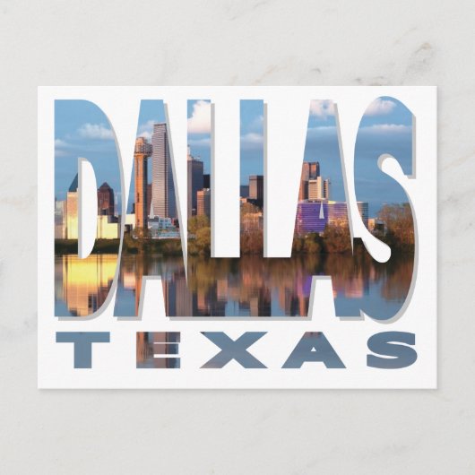 Dallas, Texas Briefkaart (Voorkant)