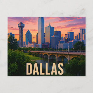 Dallas Texas Brug Reis Cadeau Briefkaart