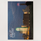 Dallas Texas City Skyline Jigsaw Puzzle (Vertical)