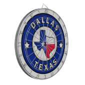 Dallas Texas Dartbord (Voorkant Links)