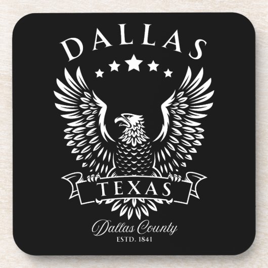 Dallas Texas  Eagle Bier Onderzetter (Voorkant)