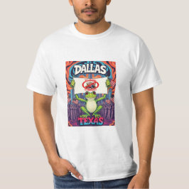 Dallas Texas Frog No Kings in America T-shirt