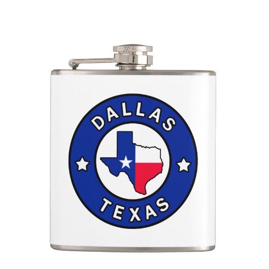 Dallas Texas Heupfles (Voorkant)