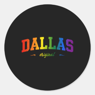 Dallas Texas Lgbtqai Ronde Sticker