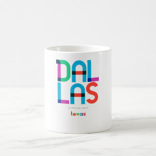 Dallas Texas Mid Century, Pop Art, Koffiemok
