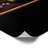 Dallas, Texas night skyline Poster (Hoek)