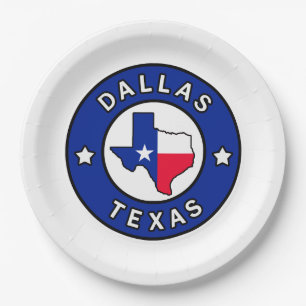 Dallas Texas Papieren Bordje