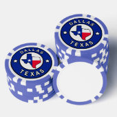 Dallas Texas Poker Chips (Opstapeling)