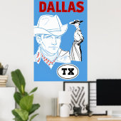 Dallas, Texas Poster (Thuiskantoor)