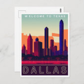 Dallas, Texas, Reizen Briefkaart (Voorkant / Achterkant)