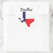 Dallas - Texas Ronde Sticker (Tas)
