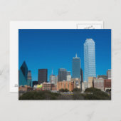 Dallas Texas skyline at sunset Briefkaart (Voorkant / Achterkant)