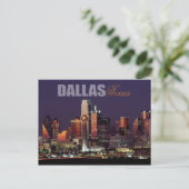 Dallas, Texas skyline Briefkaart (Staand voorkant)