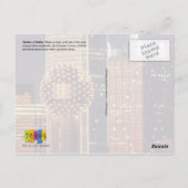 Dallas, Texas skyline Briefkaart (Achterkant)