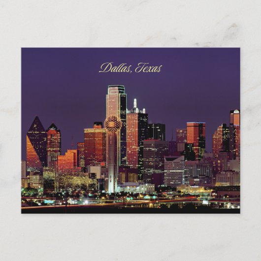 Dallas, Texas skyline Briefkaart (Voorkant)