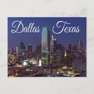 Dallas, Texas Skyline, Carte postale des États-Uni