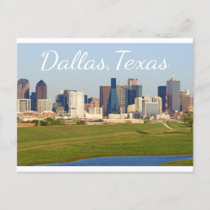 Dallas, Texas Skyline, Carte postale des États-Uni