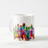Dallas Texas Skyline Koffiemok (Voorkant links)