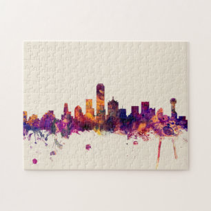 Dallas Texas Skyline Legpuzzel