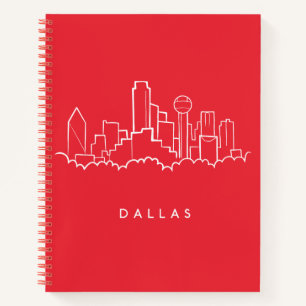 Dallas Texas Skyline Notitieboek