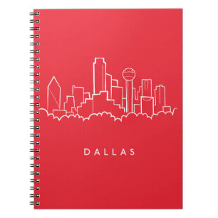 Dallas Texas Skyline Notitieboek