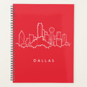Dallas Texas Skyline Planner (Voorkant)
