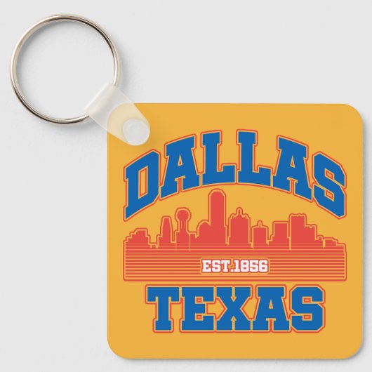 Dallas, Texas Sleutelhanger (Voorkant)