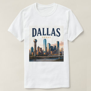 Dallas Texas stedelijk erfgoed T-shirt