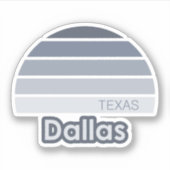 Dallas Texas Sticker (Voorkant)