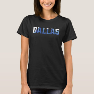 Dallas Texas TX VS grote D Texaanse Amerikaanse pa T-shirt