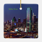 Dallas, Texas uitzicht, Keramisch Ornament (Achterkant)