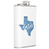 Dallas, Texas Wood Grain Heupfles (Rechts)