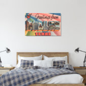 Dallas, TexasLarge Letter ScenesDallas, TX Canvas Afdruk (Insitu (Slaapkamer))