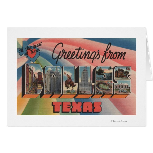Dallas, TexasScènes de grandes lettresDallas, TX (Devant horizontal)