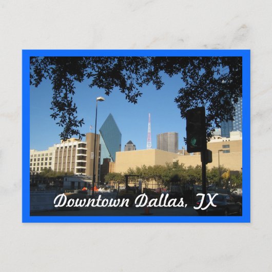 Dallas, TX Briefkaart (Voorkant)