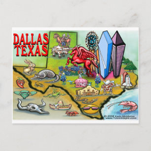 Dallas TX Briefkaart
