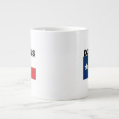 Dallas, TX Extra Grote Beker (Voorkant)