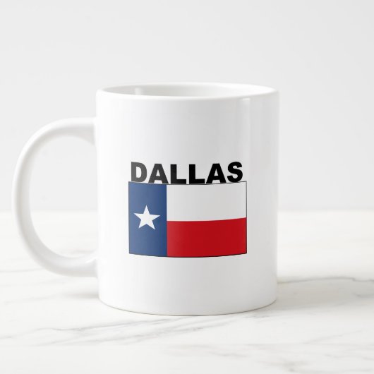 Dallas, TX Extra Grote Beker (Links)