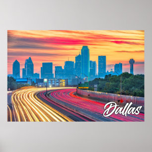 Dallas, Verenigde Staten Poster